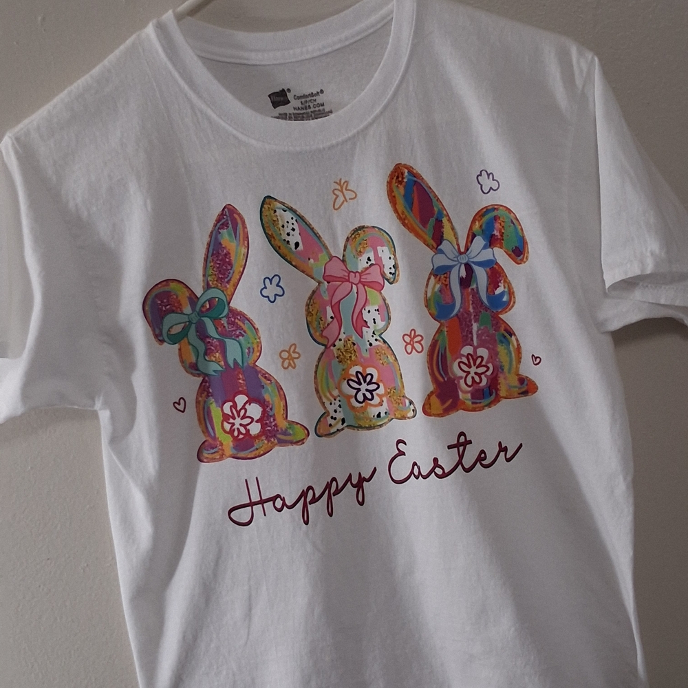 Ladies Bunny Print T-Shirt